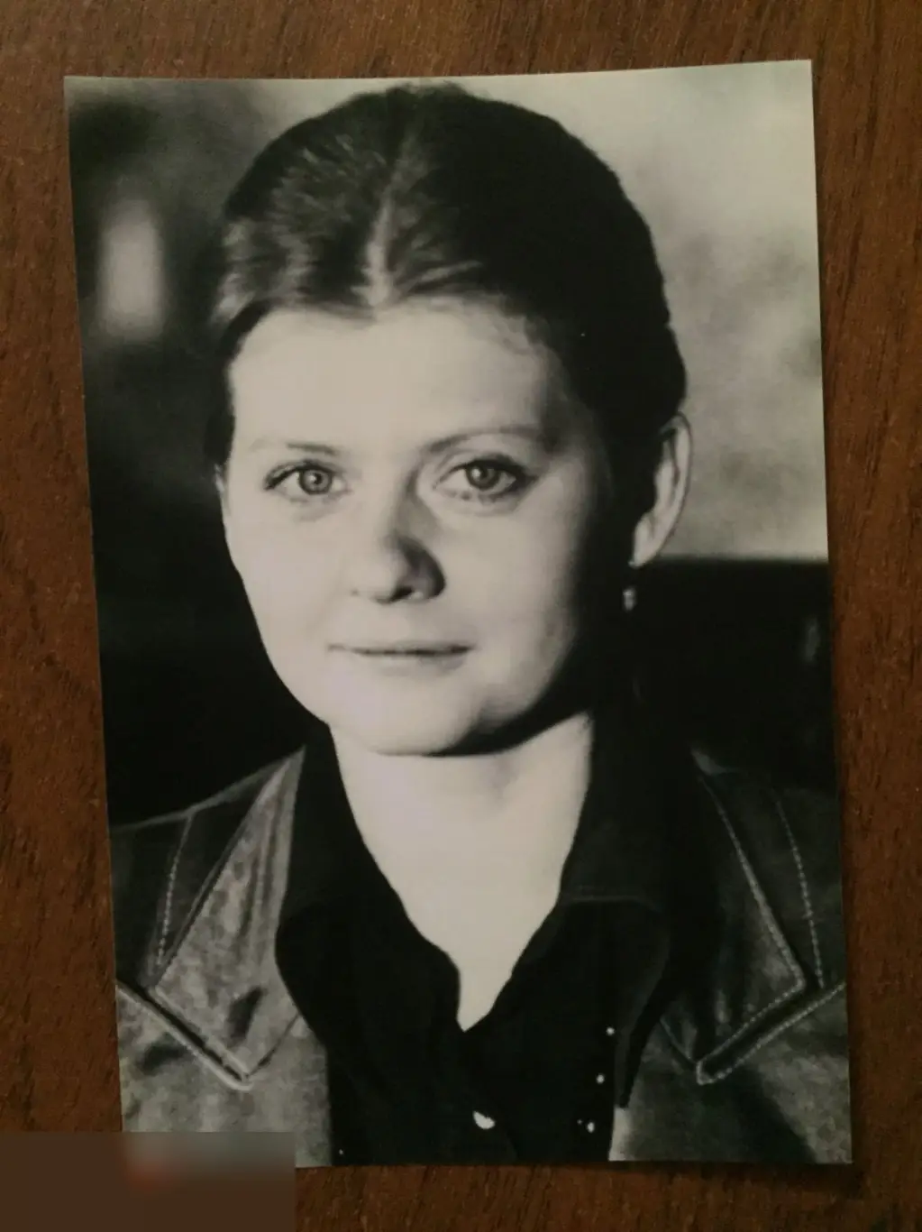 Ирина Муравьёва автограф на фото