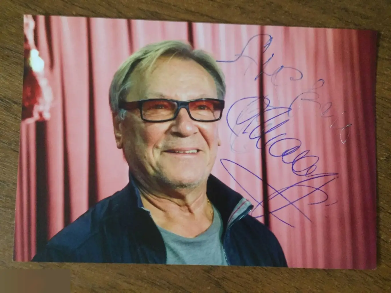 Сергей Шакуров автограф на фото