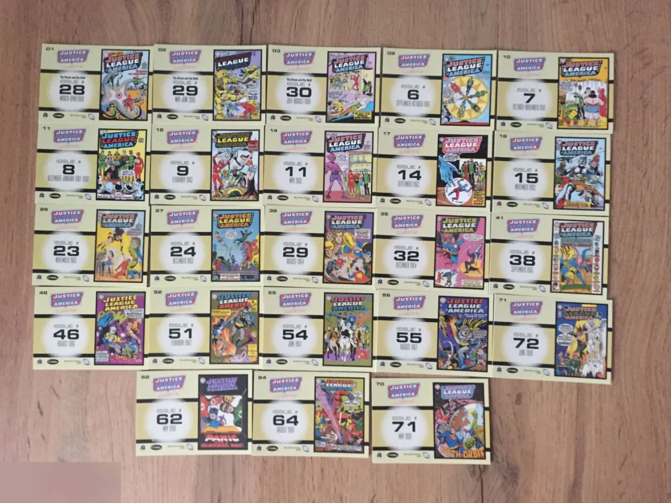 Justice League America Лига Справедливости 24 коллекционные карточки Rittenhouse Archives 1