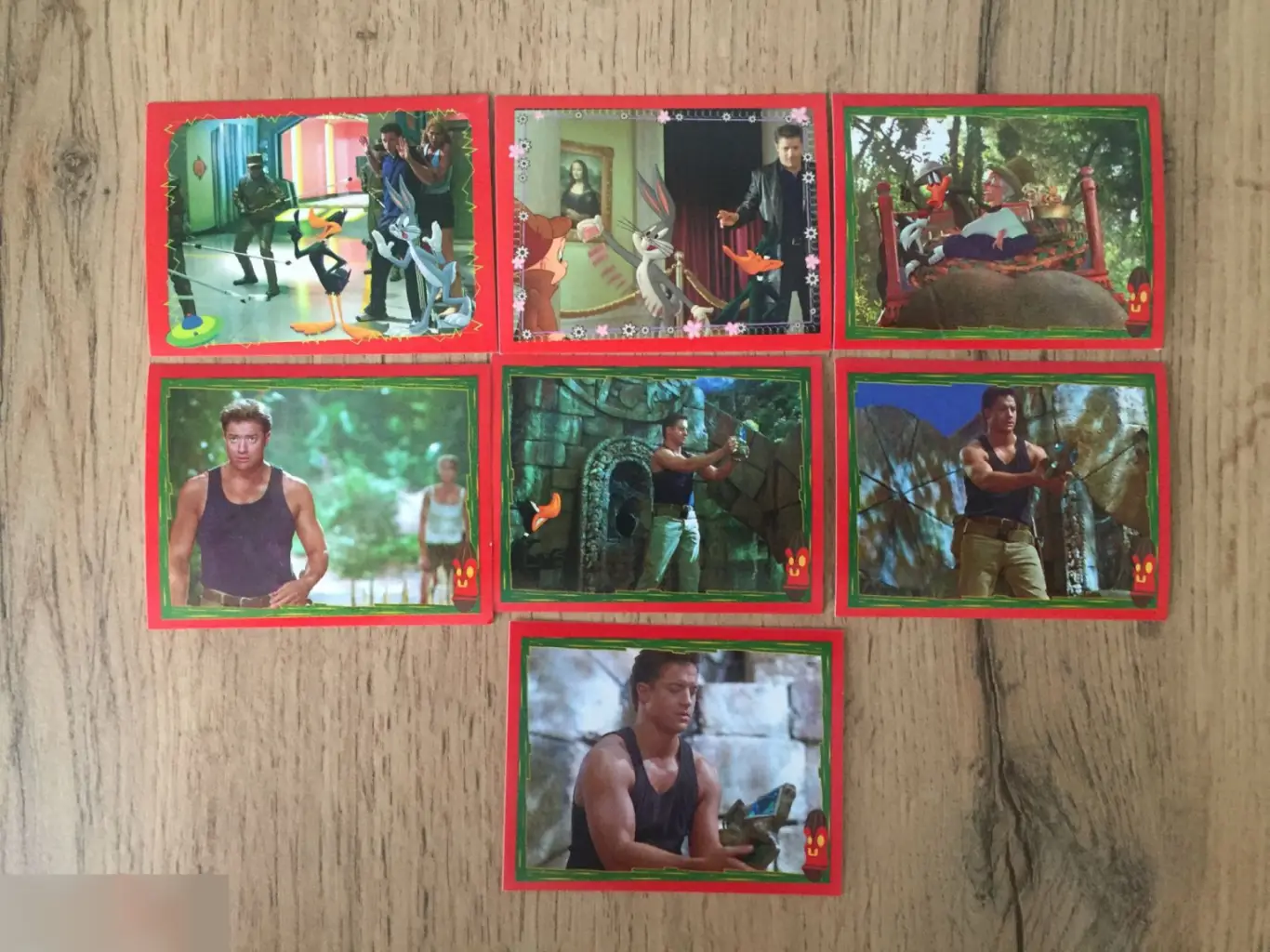 Looney Tunes: Back in Action Луни Тюнз: Снова в деле 7 коллекционных наклеек Panini Италия