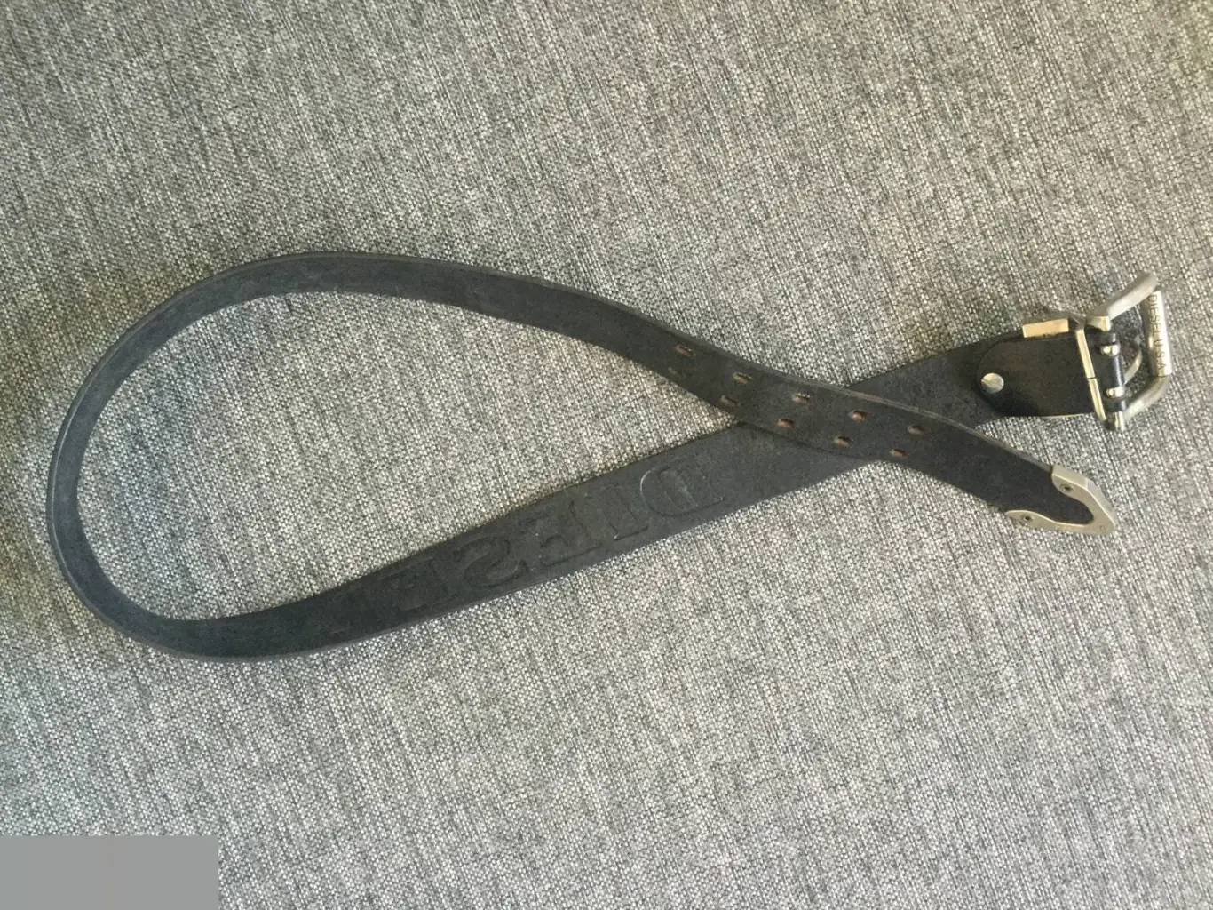 Diesel U.S.A. мужской ремень винтаж б/у Italy Италия 106 см 1