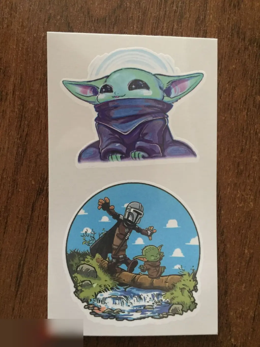 Малыш Йода Грогу временная татуировка тату