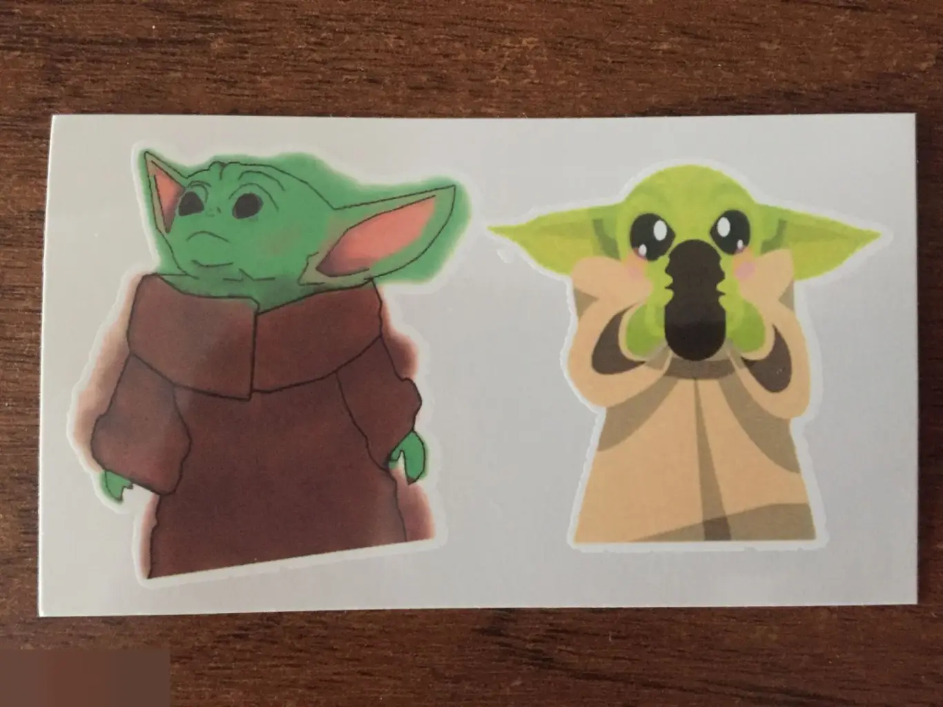 Малыш Йода Грогу временная татуировка тату