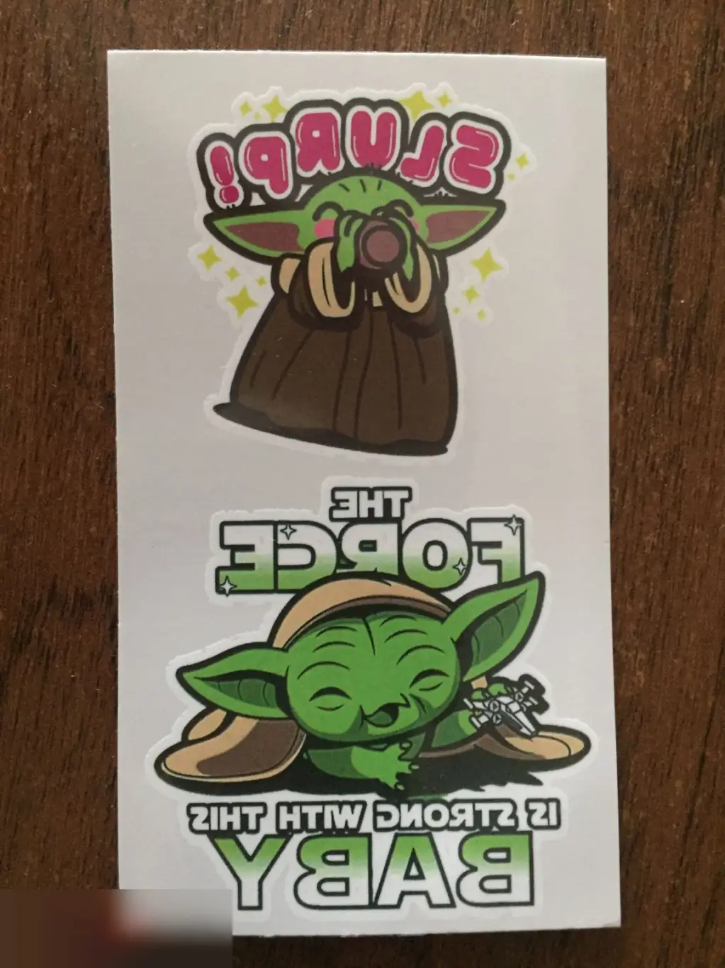 Малыш Йода Грогу временная татуировка тату