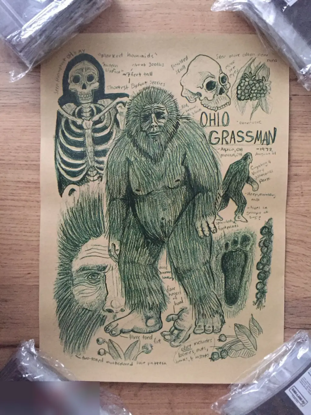 Ohio Grassman постер плакат 21х30 см