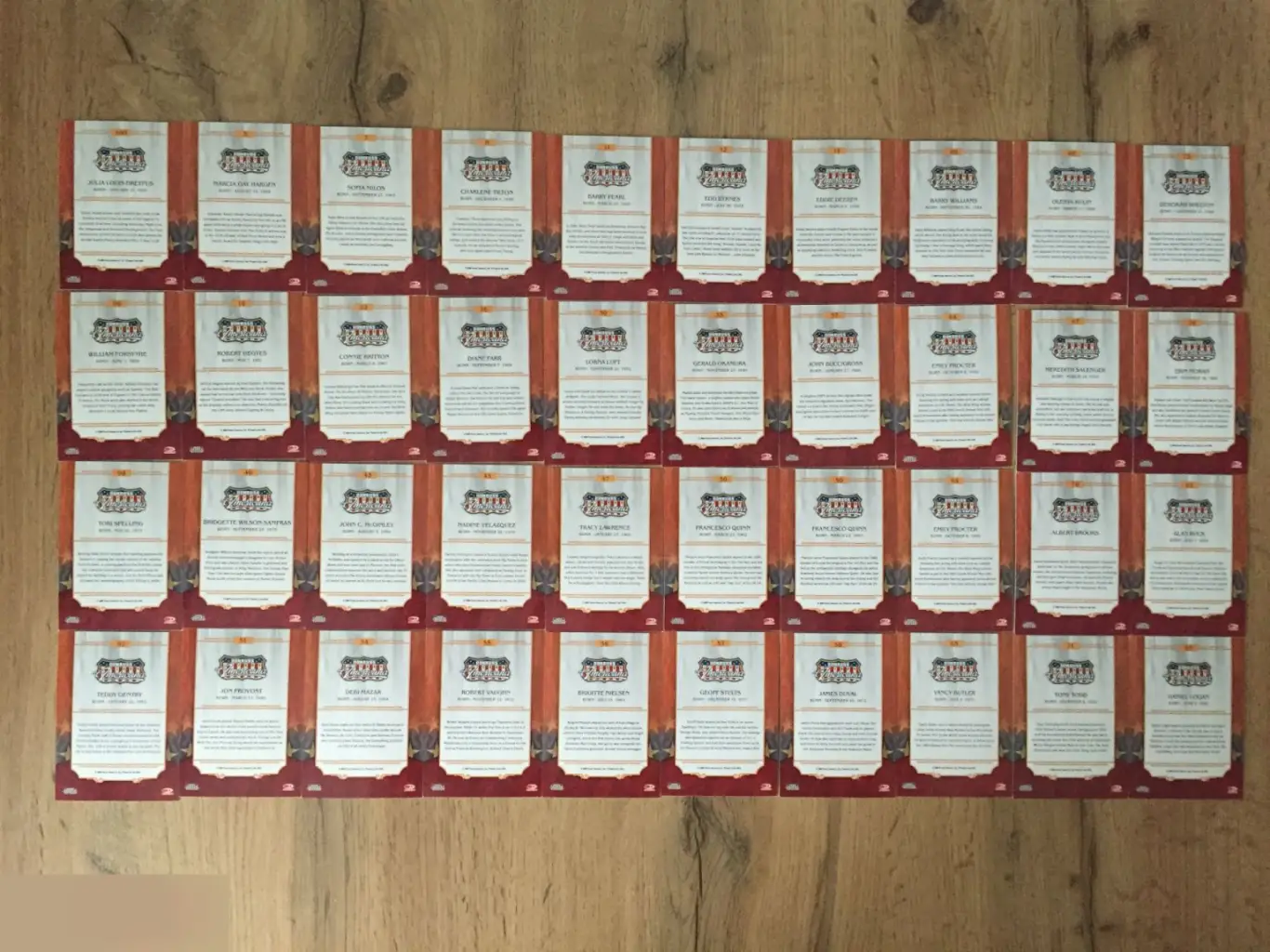 Donruss Americana 2009 40 коллекционных карточек 1