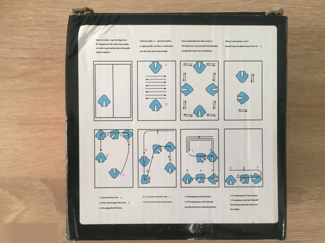 Двойная магнитная щетка для мытья окон до 8 мм 1