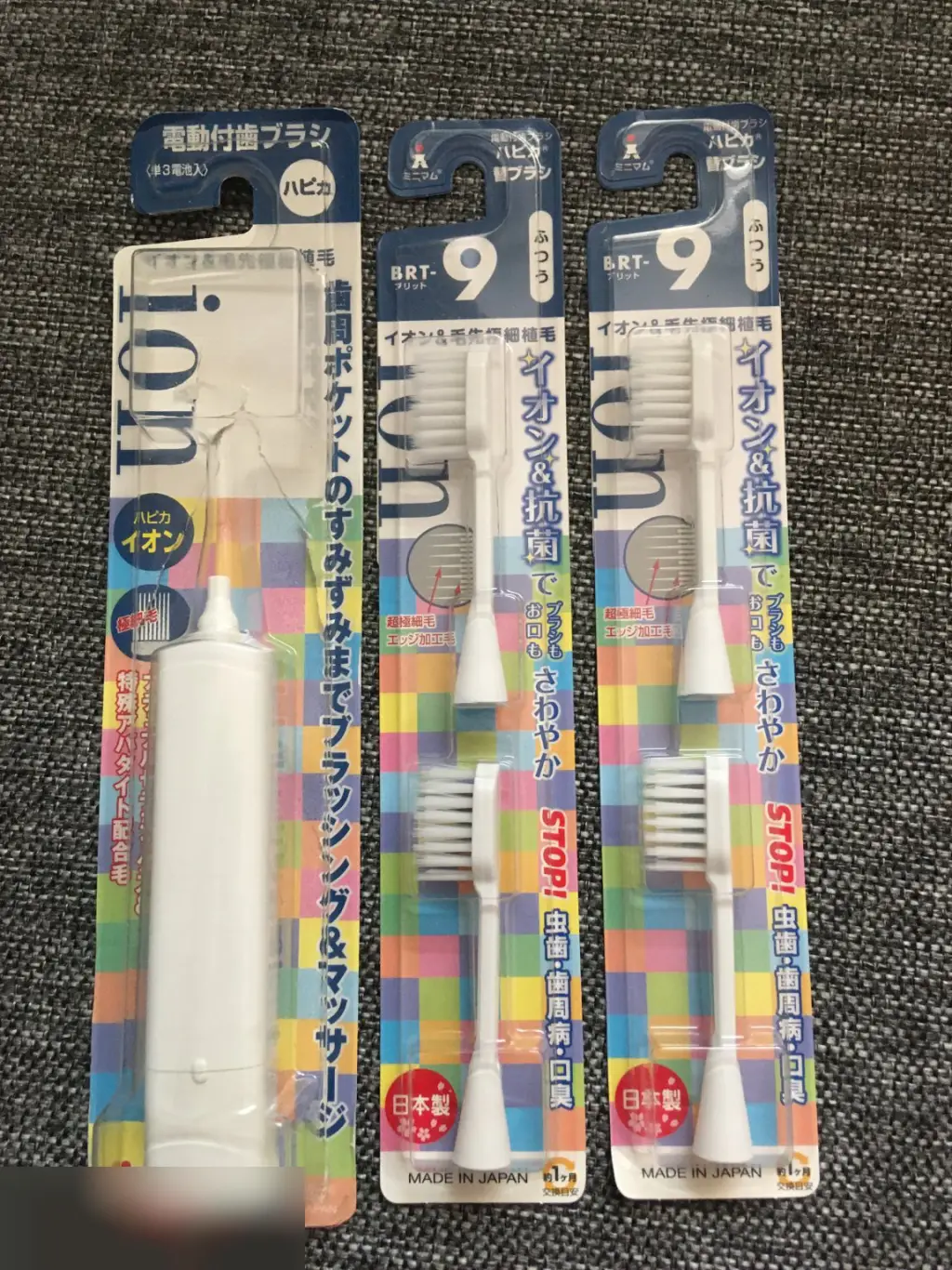 Электрическая зубная щетка Hapica Minus iON DBM-1H Япония б/у