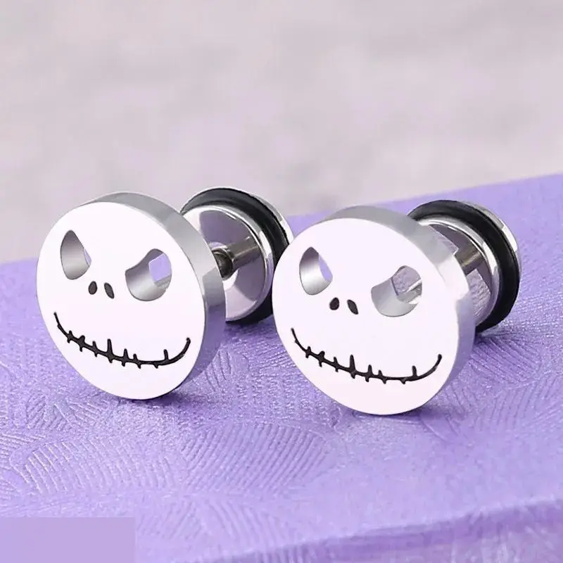 Джек Скеллингтон Кошмар перед Рождеством серьги-гвоздики