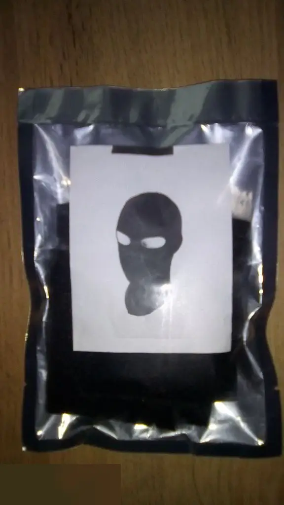 Маска-балаклава черная подшлемник