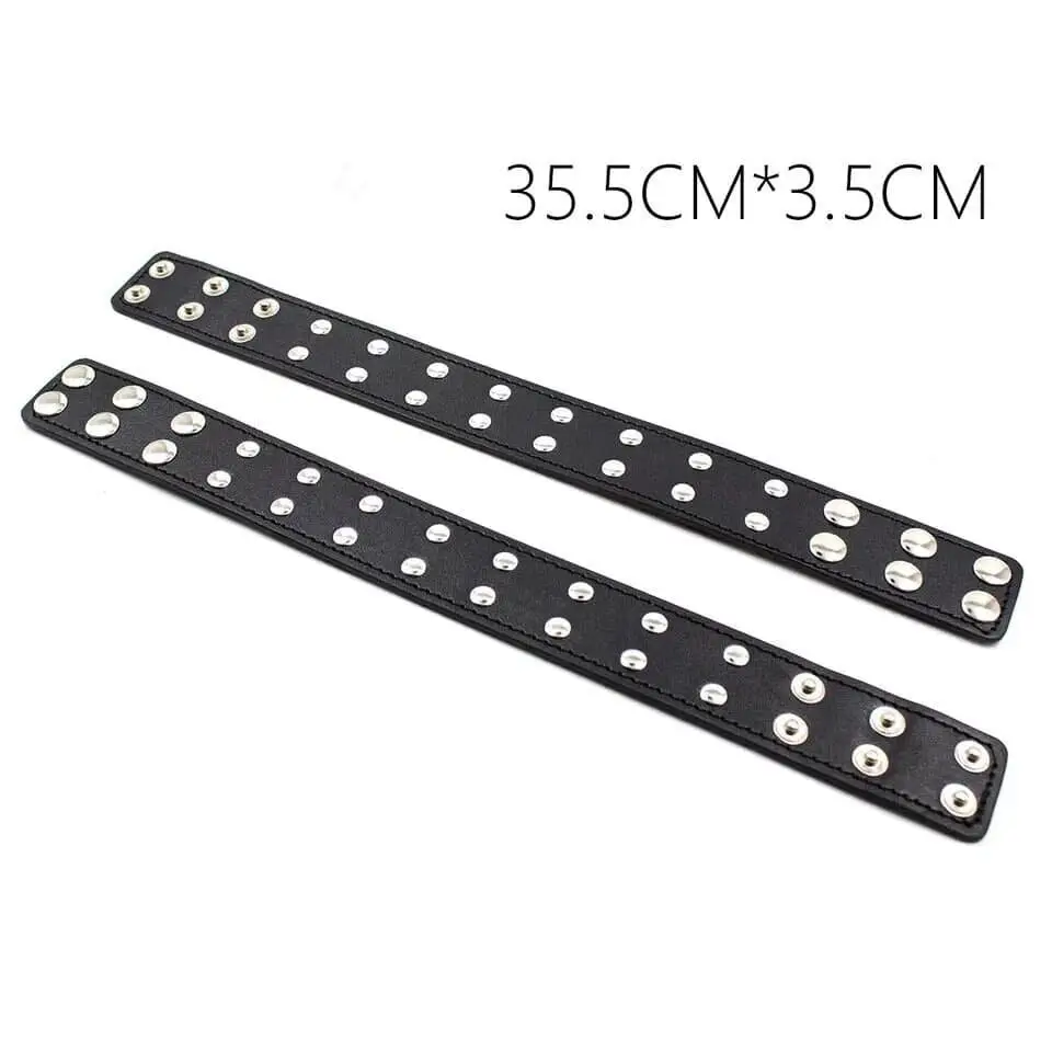 Браслеты-манжеты мужские кожзам 1