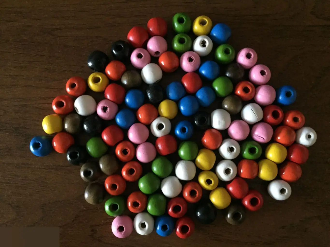 Деревянные бусины 13-15х15-17 мм