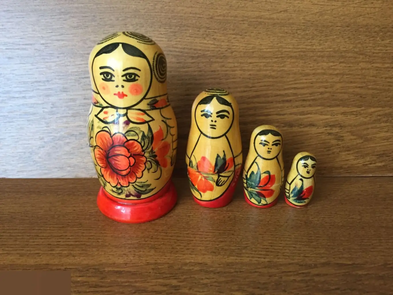 Матрёшка СССР четырехместная 9 см 1