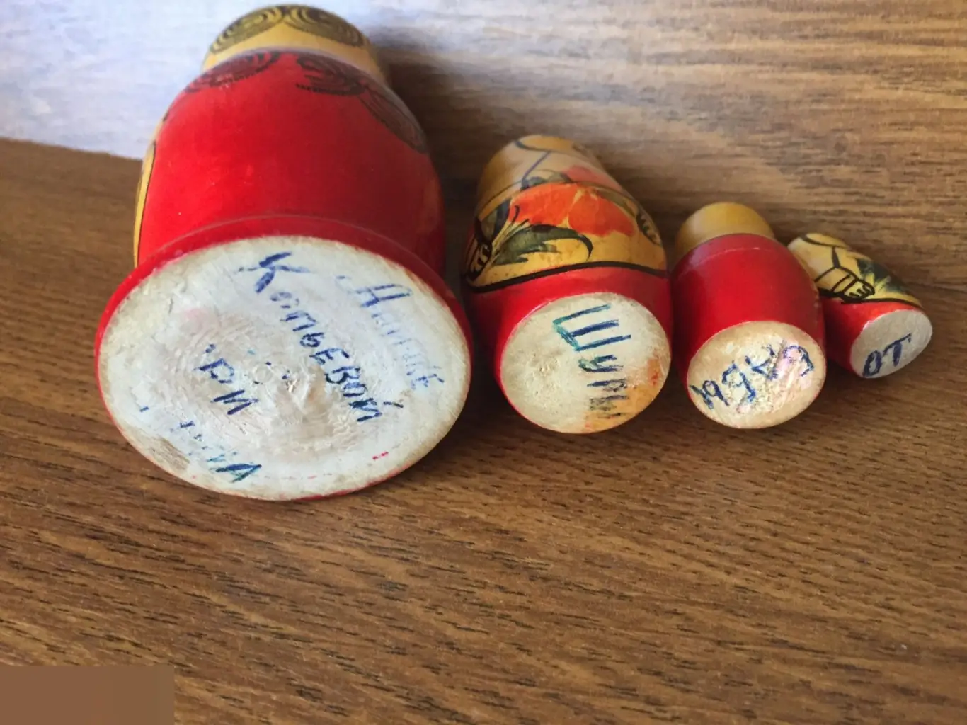 Матрёшка СССР четырехместная 9 см 2