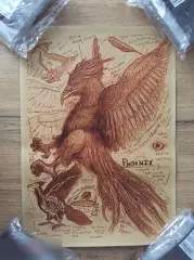 Phoenix Феникс постер плакат 21х30 см