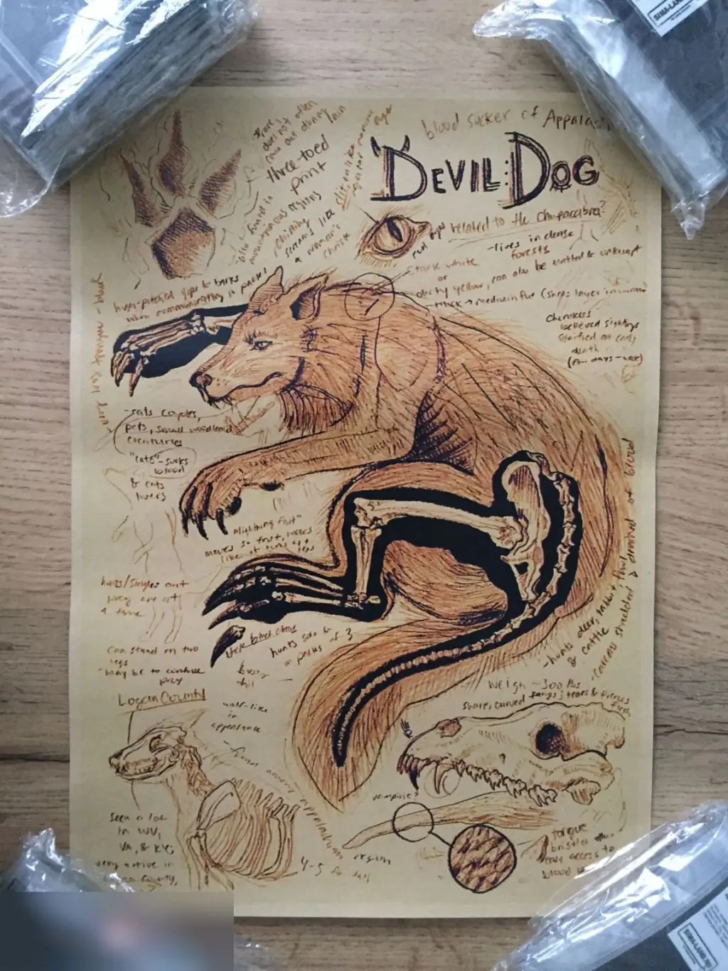 Devil Dog постер плакат 21х30 см