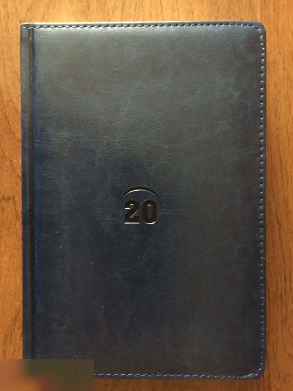 Ежедневник 2020 датированный 336 страниц А5 искусственная кожа синий