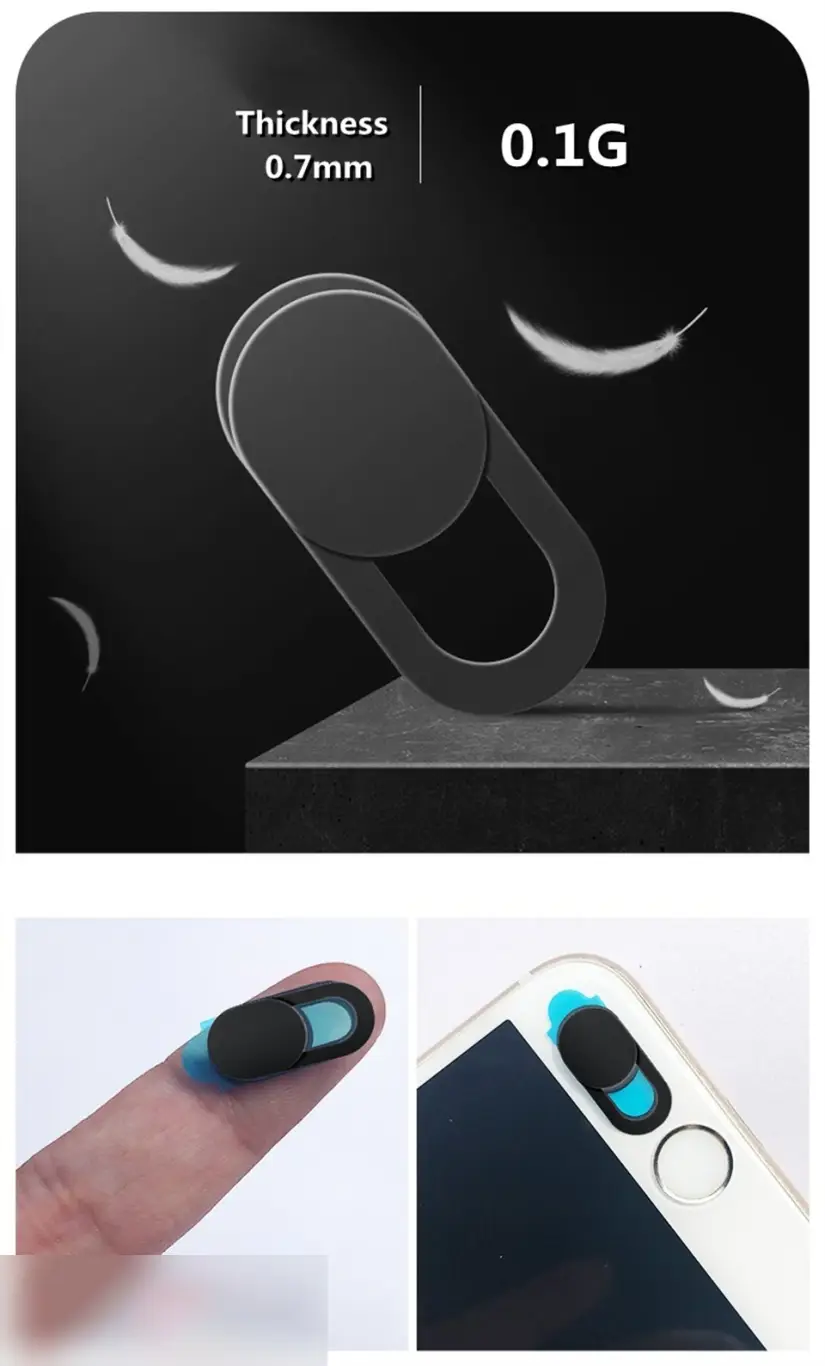 Крышка-шторка для камеры смартфона ноутбука