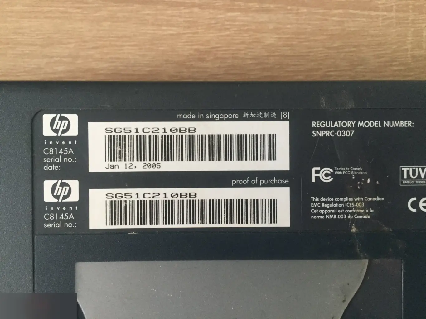 HP Deskjet 450 портативный струйный принтер 5