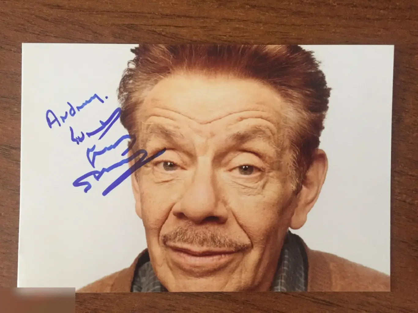 Джерри Стиллер автограф на фото