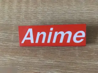 Аниме значок деревянный