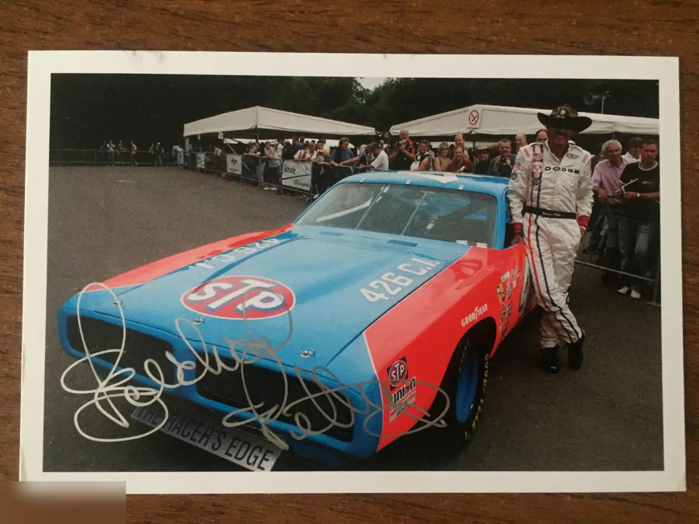 Ричард Петти автограф