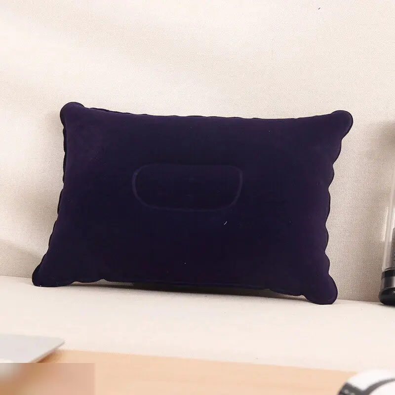 Подушка надувная синяя 34,5х24 см