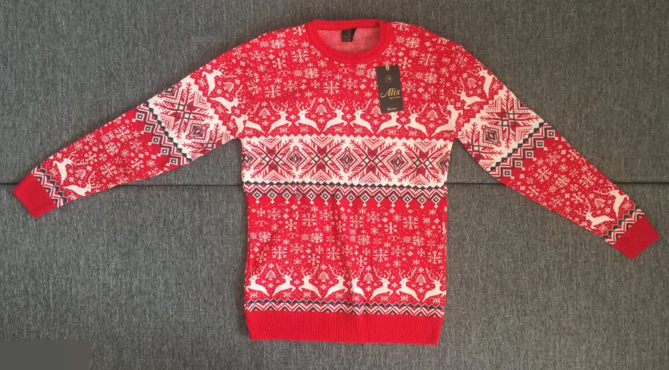 Джемпер мужской новогодний XL Турция