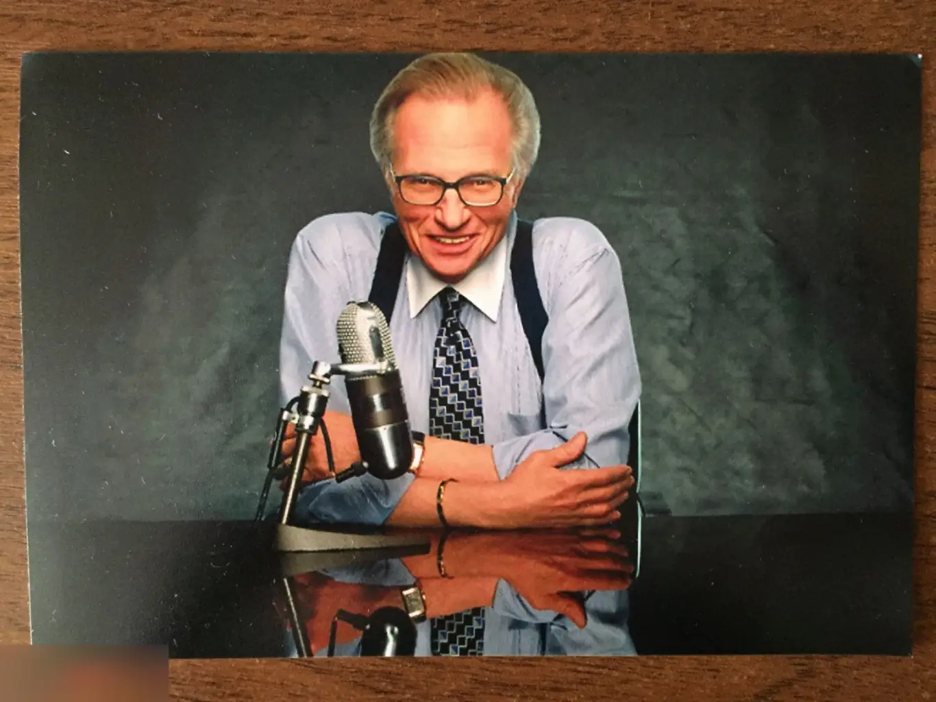 Ларри Кинг современное фото 10*15 см