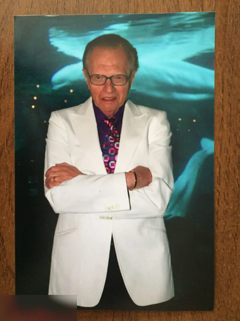 Ларри Кинг современное фото 10*15 см