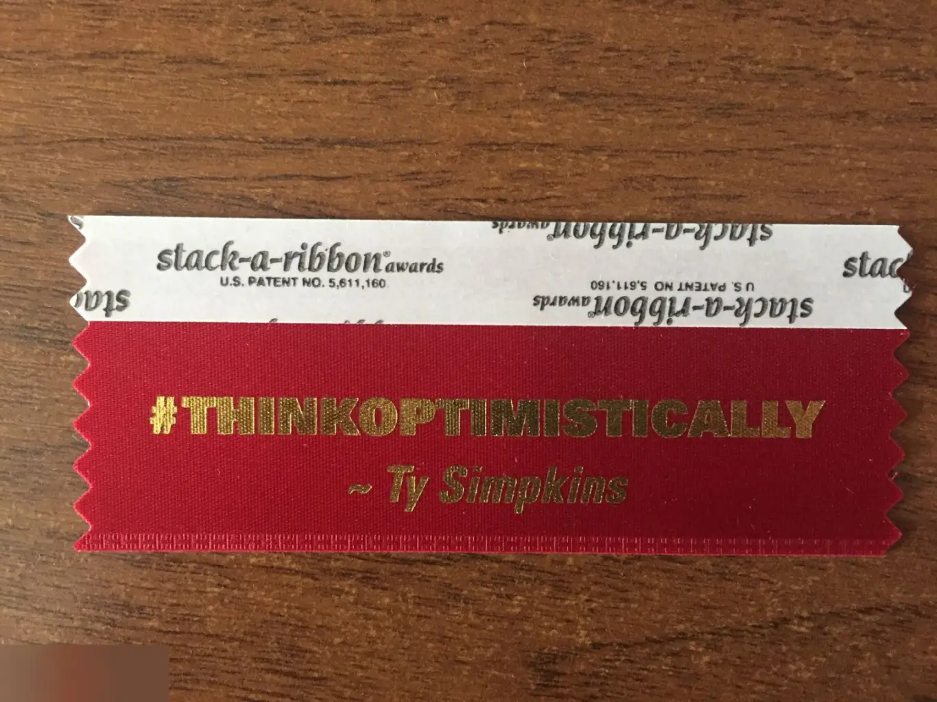 Наклейка #thinkoptimistically Ty Simpkins