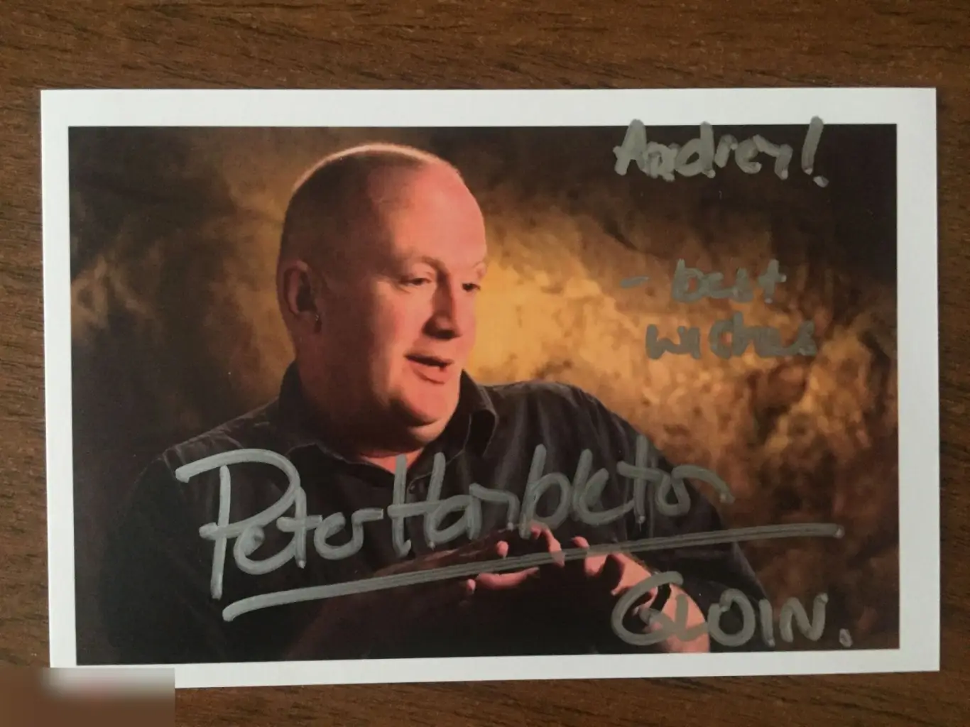 Питер Хэмблтон автограф