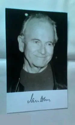 Иэн Холм напечатанный автограф принт