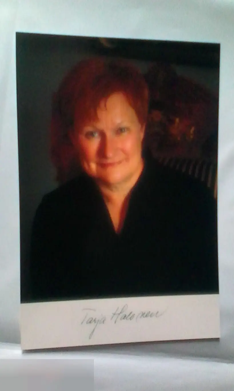 Тарья Халонен напечатанный автограф принт