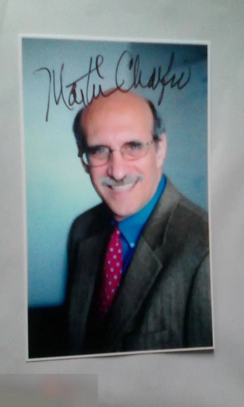 Мартин Чалфи автограф