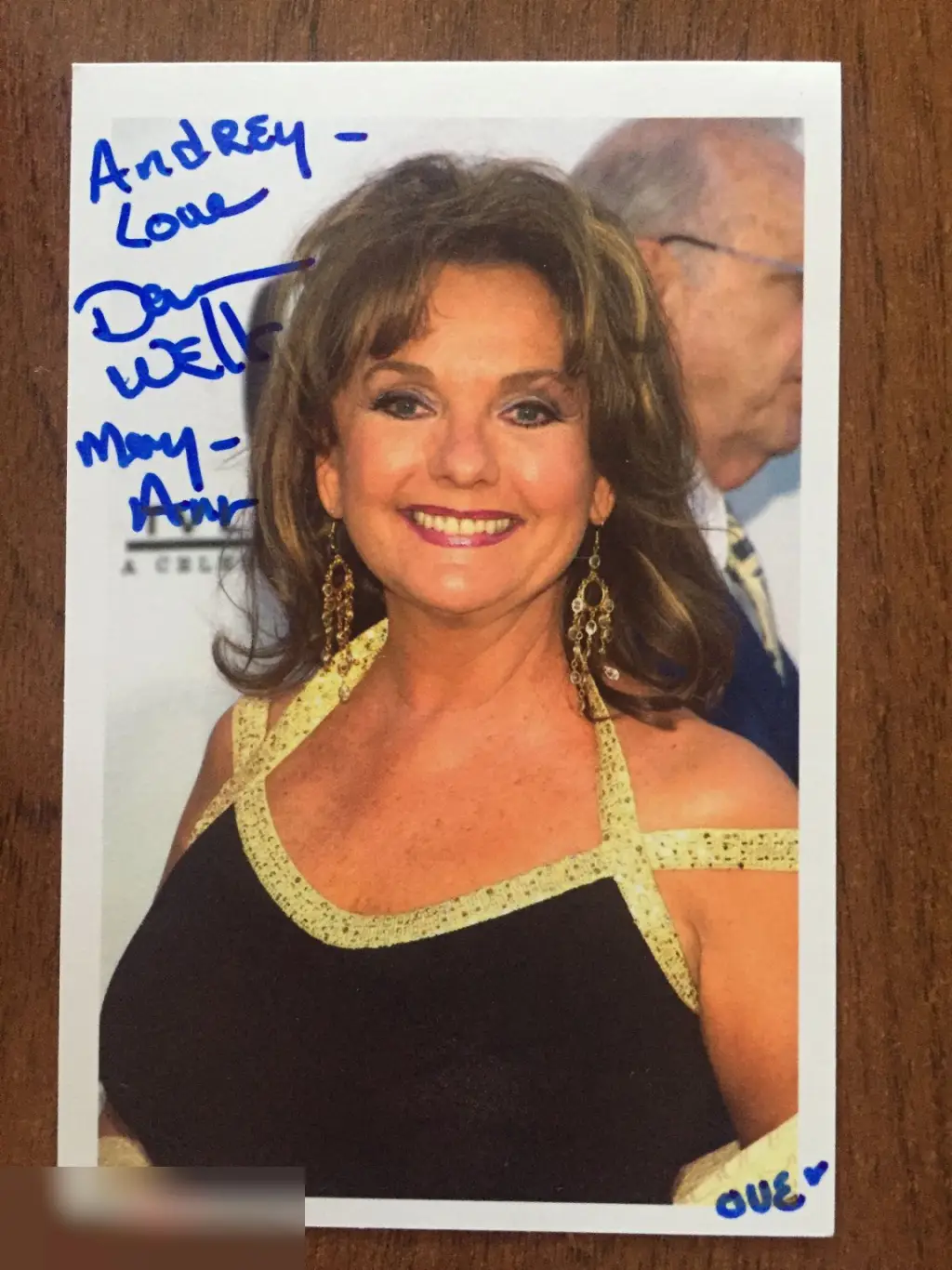 Доун Уэллс автограф