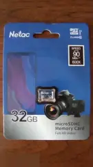 Карта памяти Netac 32Gb MicroSDHC новая