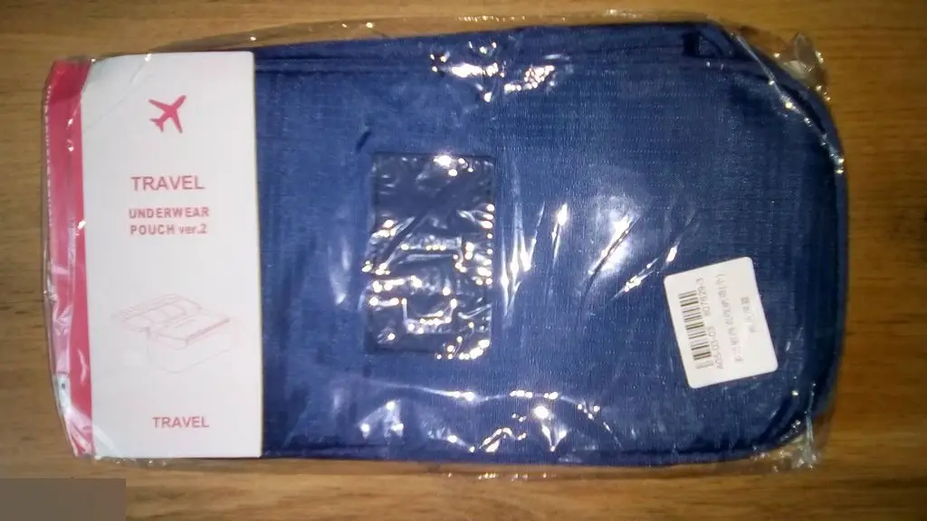 Сумка-органайзер для нижнего белья синяя