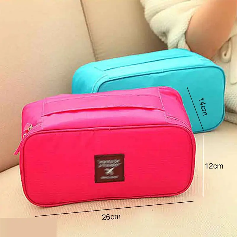 Сумка-органайзер для нижнего белья синяя 2