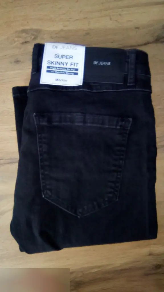 DF JEANS W34 L34 новые мужские обтягивающие зауженные джинсы Турция 3