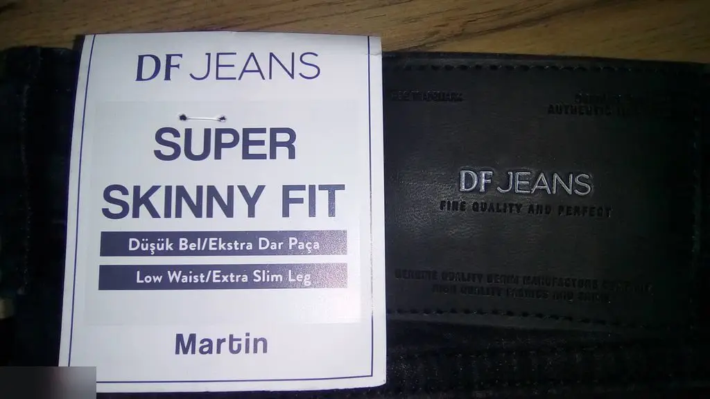 DF JEANS W34 L34 новые мужские обтягивающие зауженные джинсы Турция 4