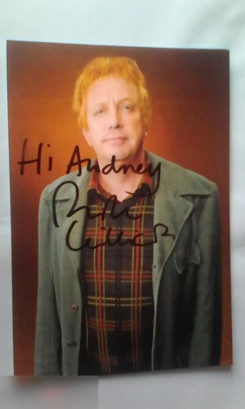 Марк Уильямс автограф на фото Гарри Поттер