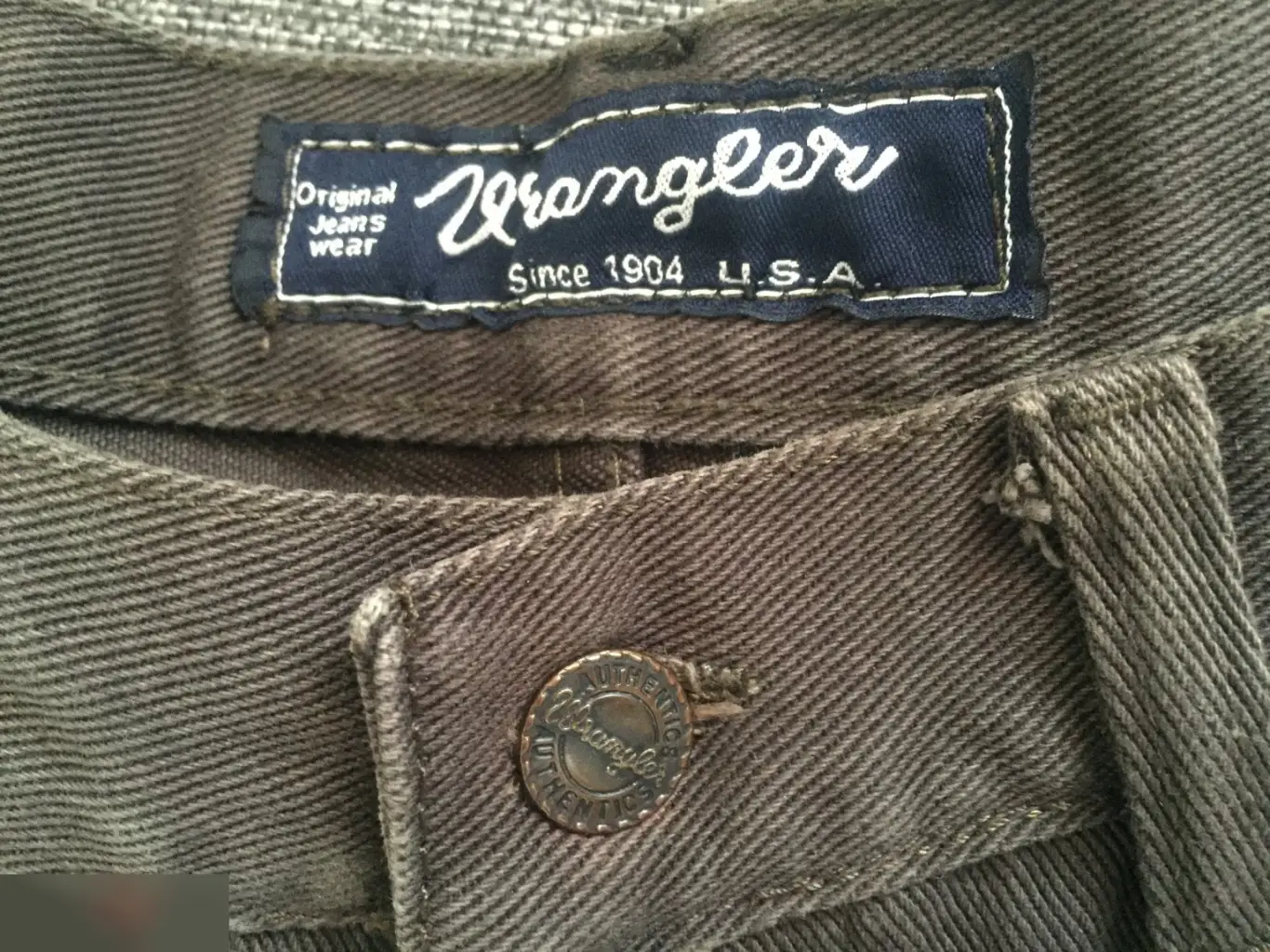 Джинсы мужские Wrangler размер 32-34 б/у 4