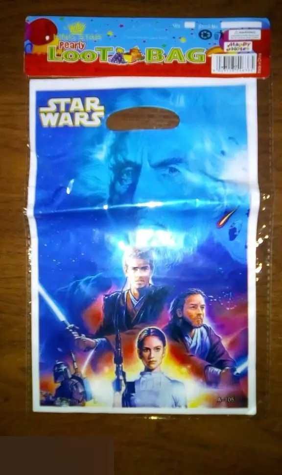 Star Wars Звёздные войны 10 подарочных пакетов 16х25 см 1