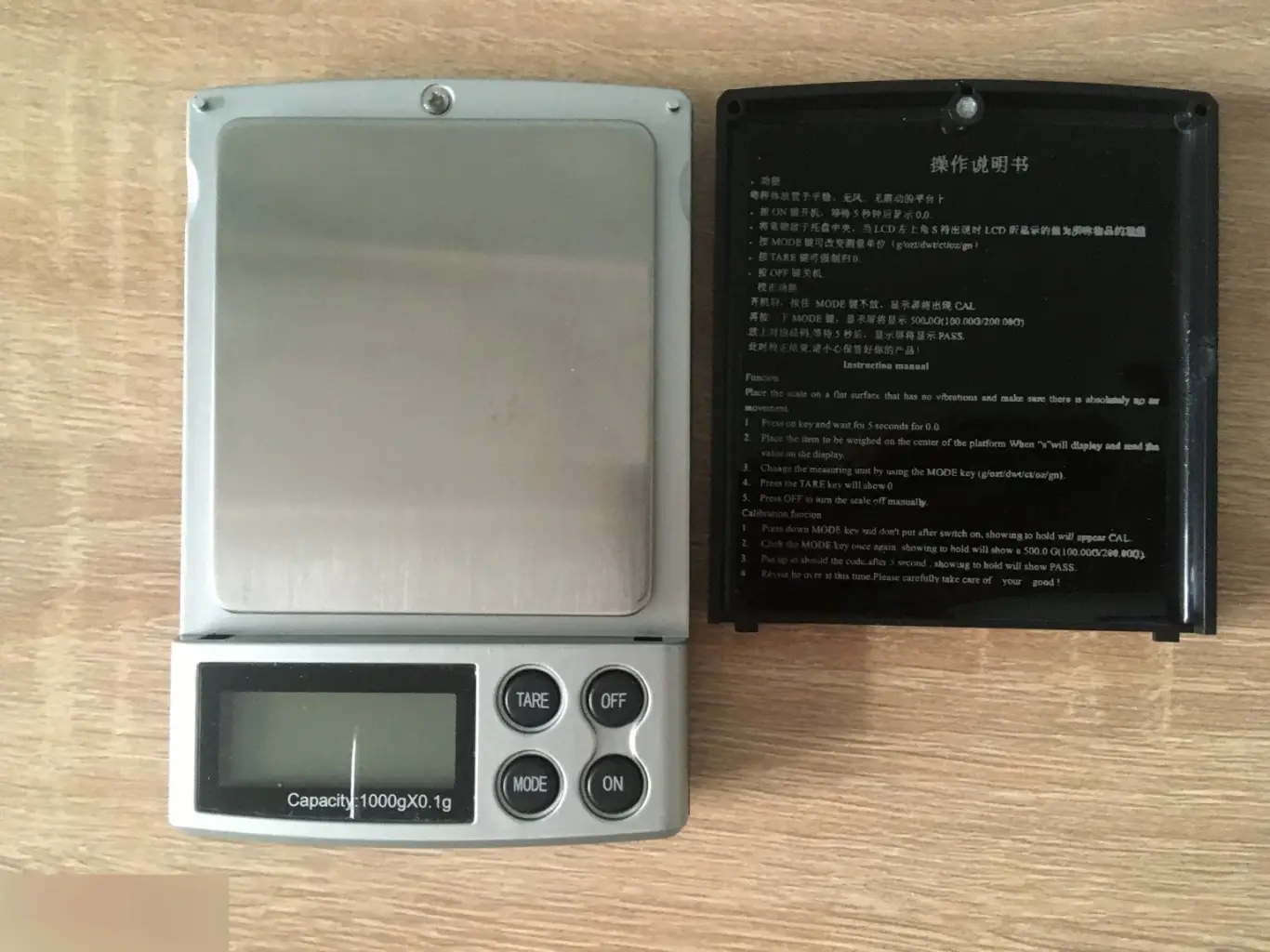 Весы карманные электронные до 500г б/у в рабочем состоянии 1