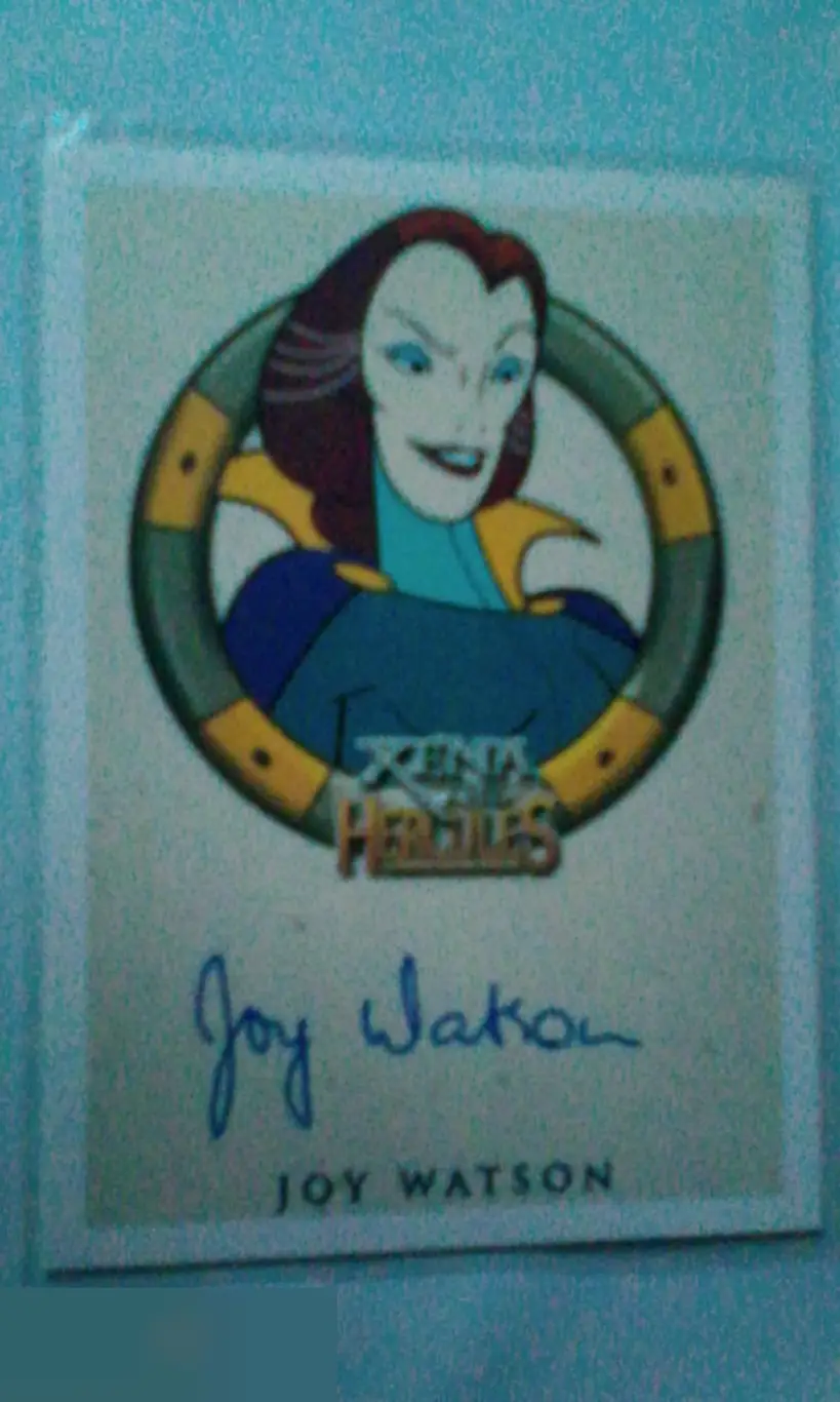 Джой Уотсон лимитированная карточка с автографом