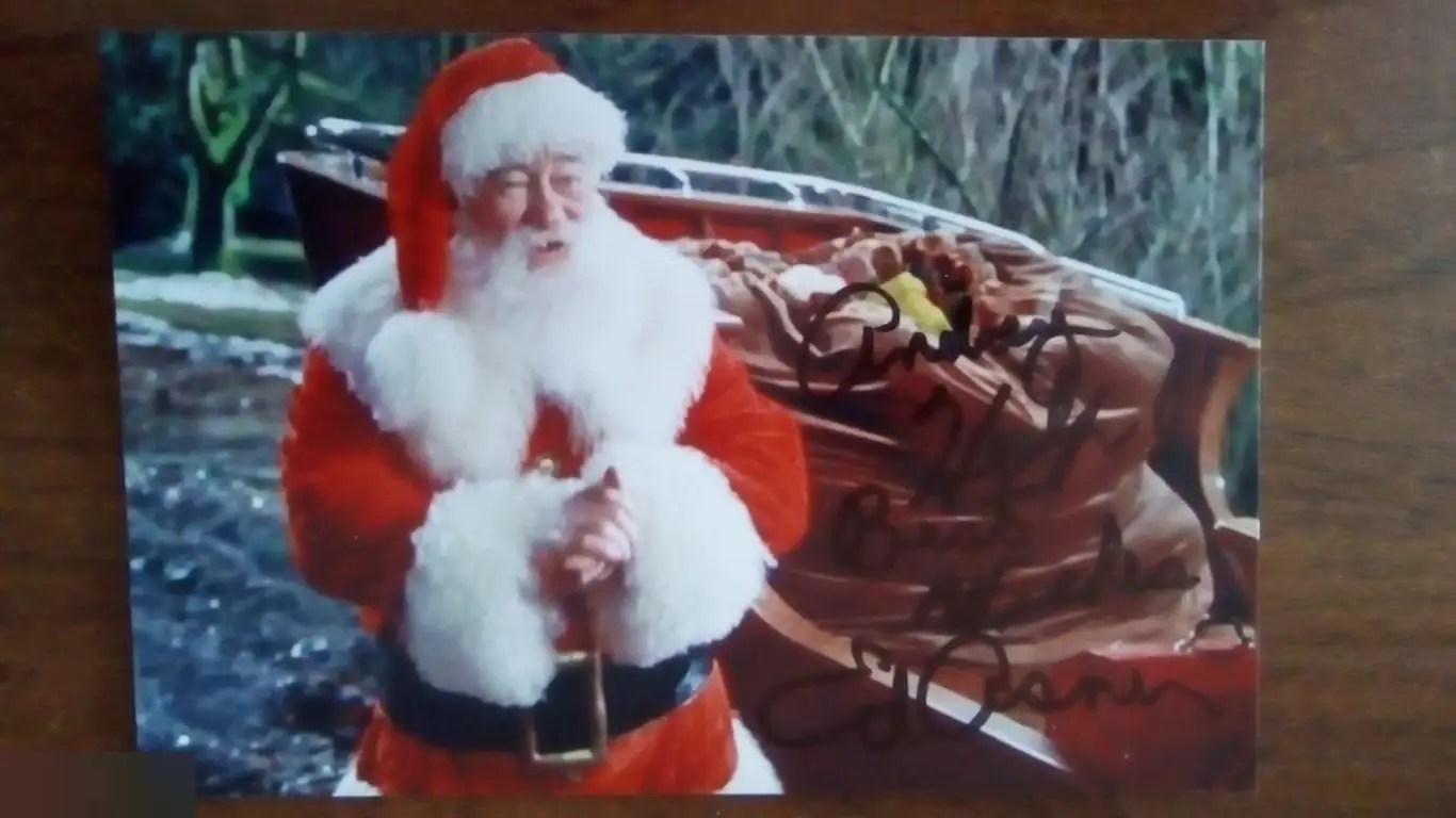 Эдвард Аснер автограф на фото