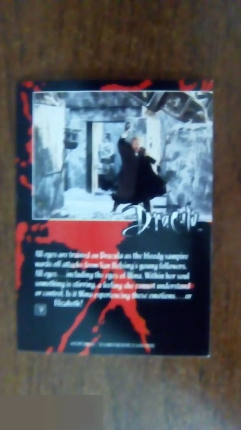 Фрэнсис Форд Коппола автограф на карточке Дракула 1