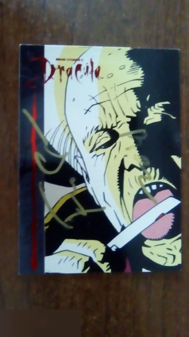 Фрэнсис Форд Коппола автограф на карточке Дракула