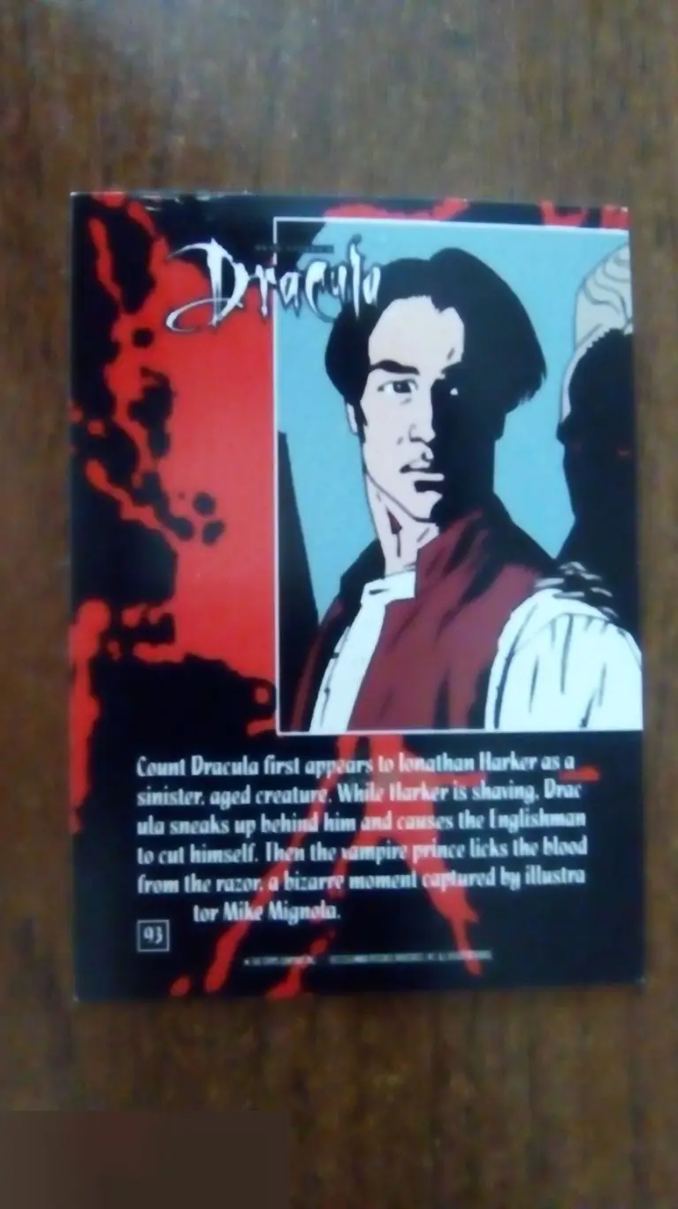 Фрэнсис Форд Коппола автограф на карточке Дракула 1